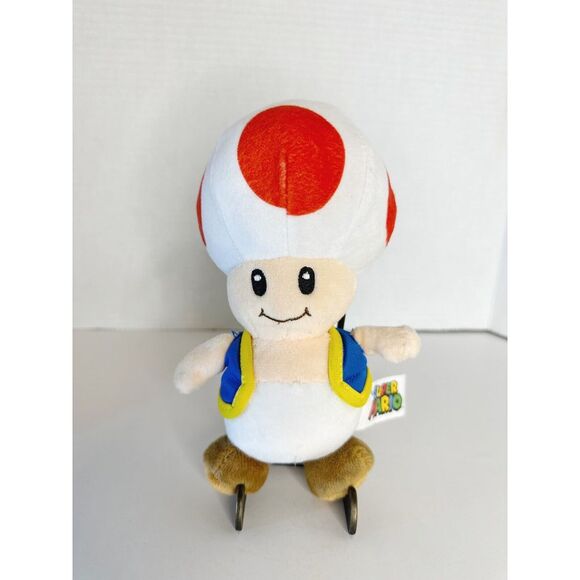 Nintendo Other - Nintendo Super Mario Brothers Toad Plush Stuff  Toy 25cm‎ Plush